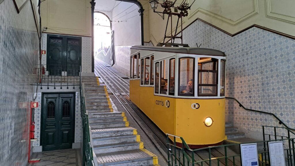 Elevador da Bica in Lissabon