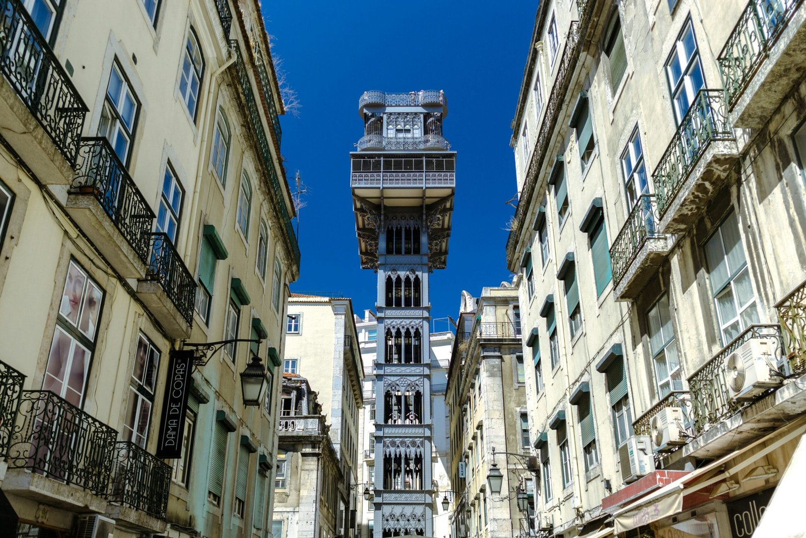 Santa justa lift Lissabon