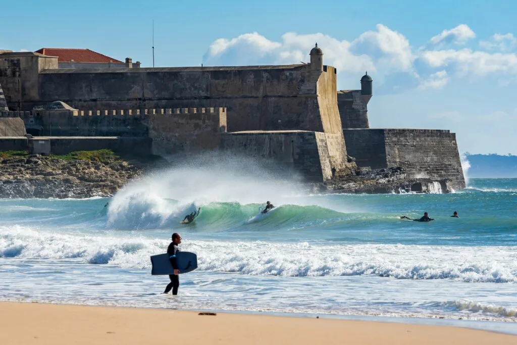Surfen bij Lissabon