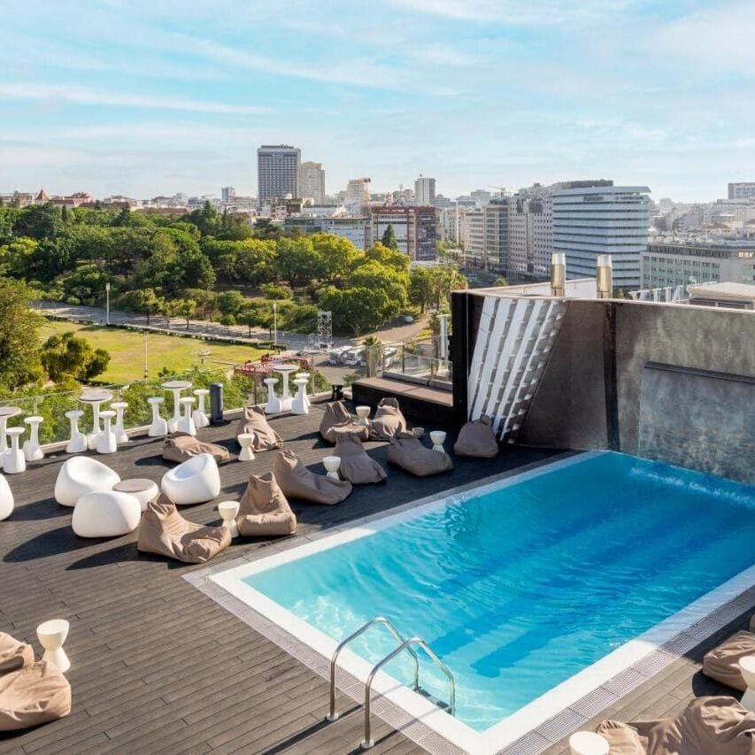Hotel Lissabon zwembad Hotel Lissabon zwembad